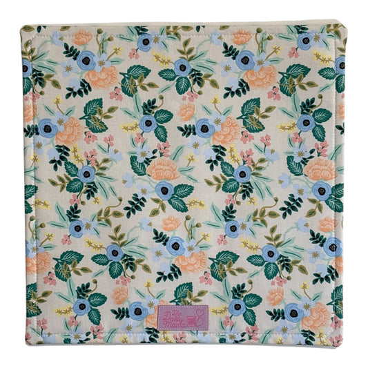 Medium Project Bag: Rifle Paper Co. Primavera Birch Blush Print