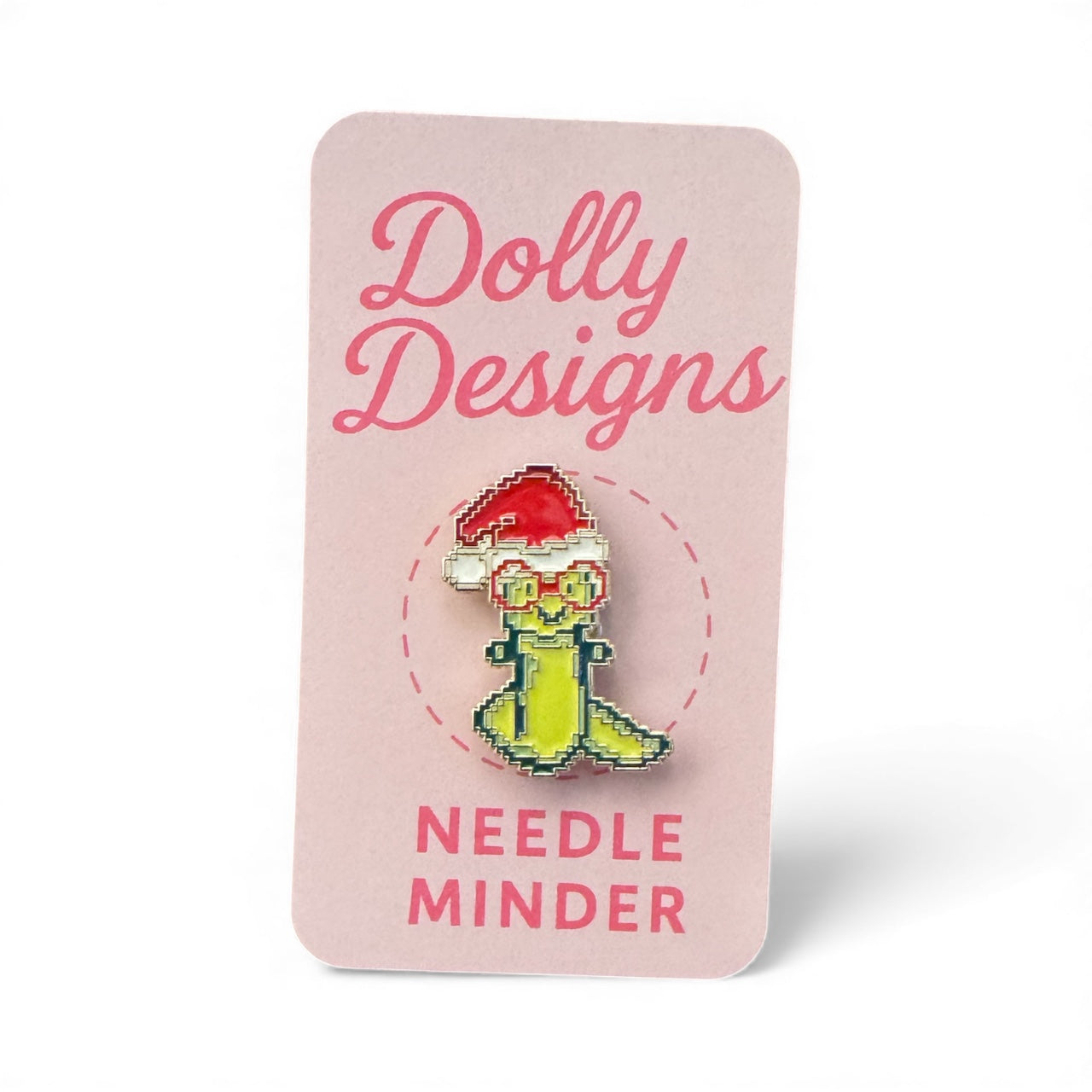 Santa Hat Wormy Needle Minder