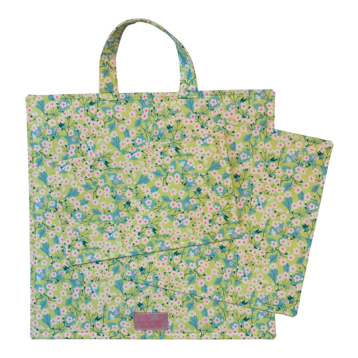 Liberty Fabrics Bag Set: Mitsi Neon Zest