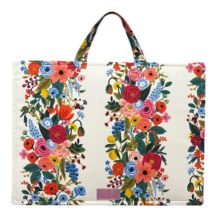 Large Project Bag: Rifle Paper Co. Wildwood Garden Party Vines