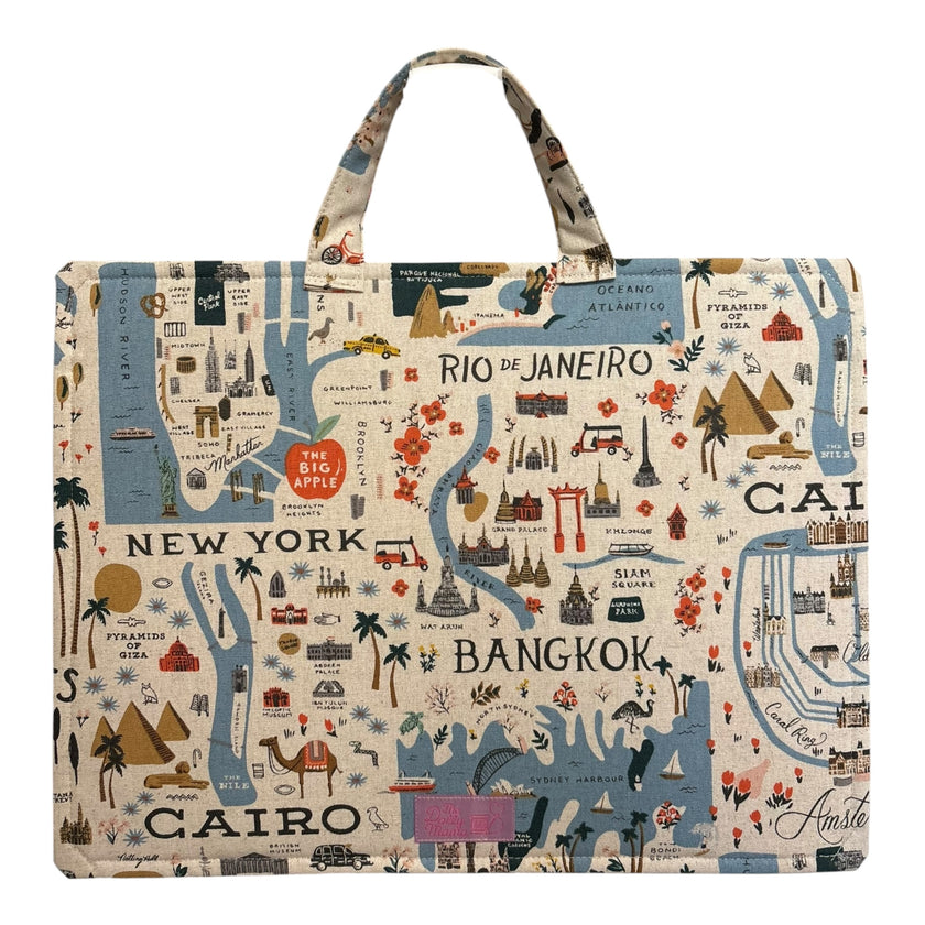 Large Project Bag: Rifle Paper Co. Bon Voyage