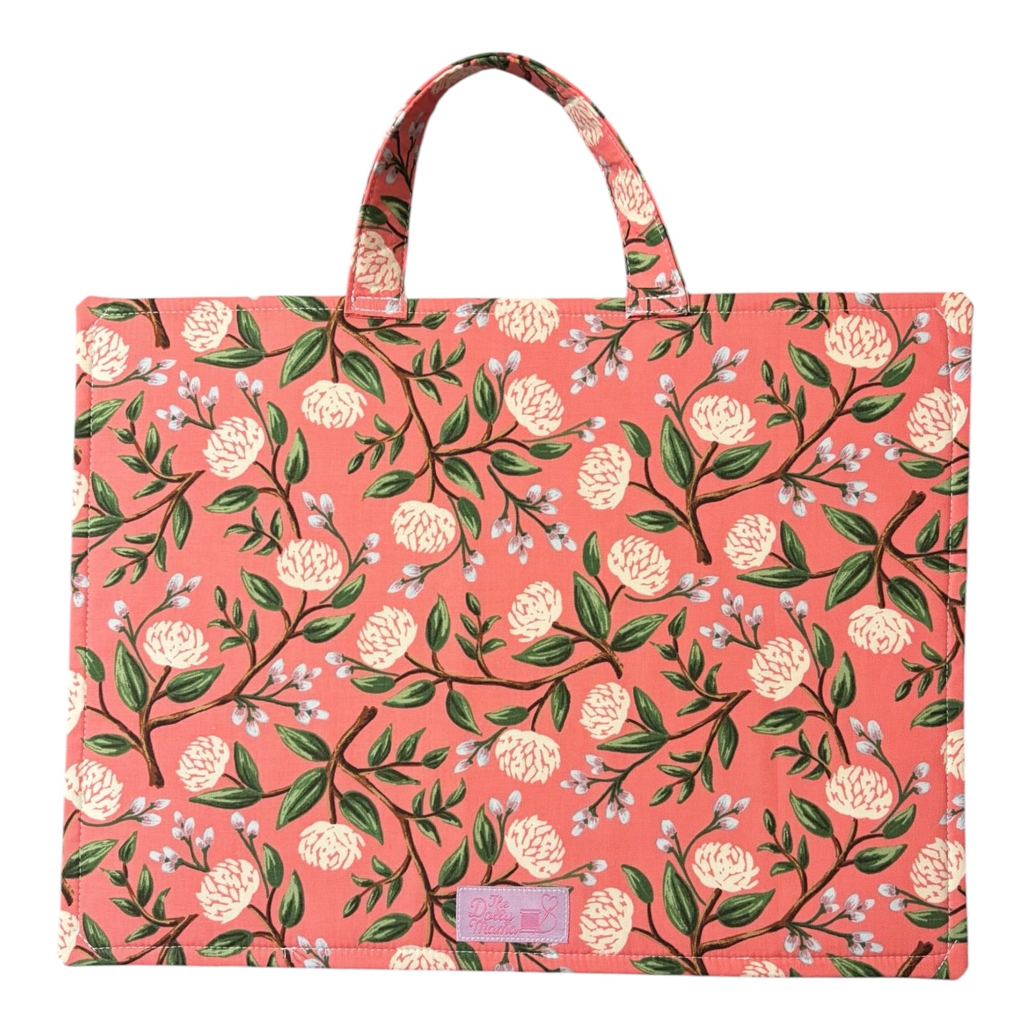 Large Project Bag: Rifle Paper Co. Peonies in Pink