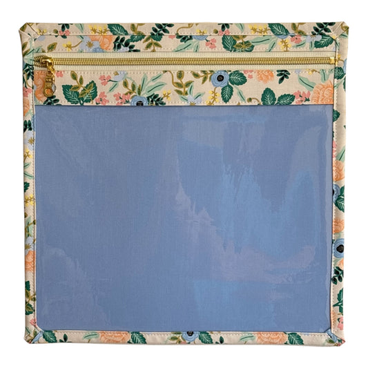 Medium Project Bag: Rifle Paper Co. Primavera Birch Blush Print