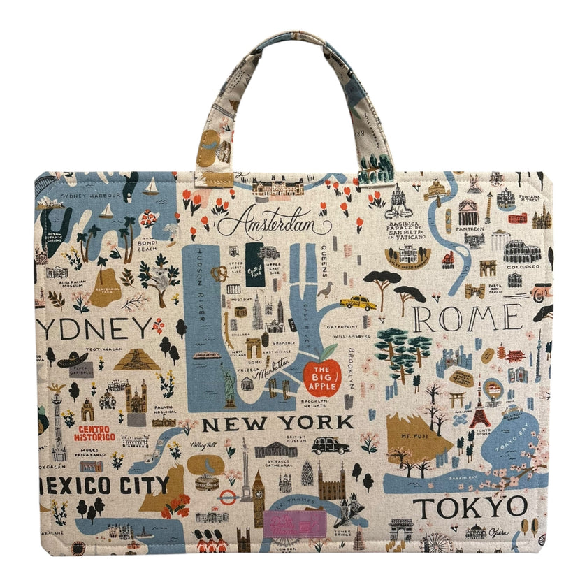 Large Project Bag: Rifle Paper Co. Bon Voyage