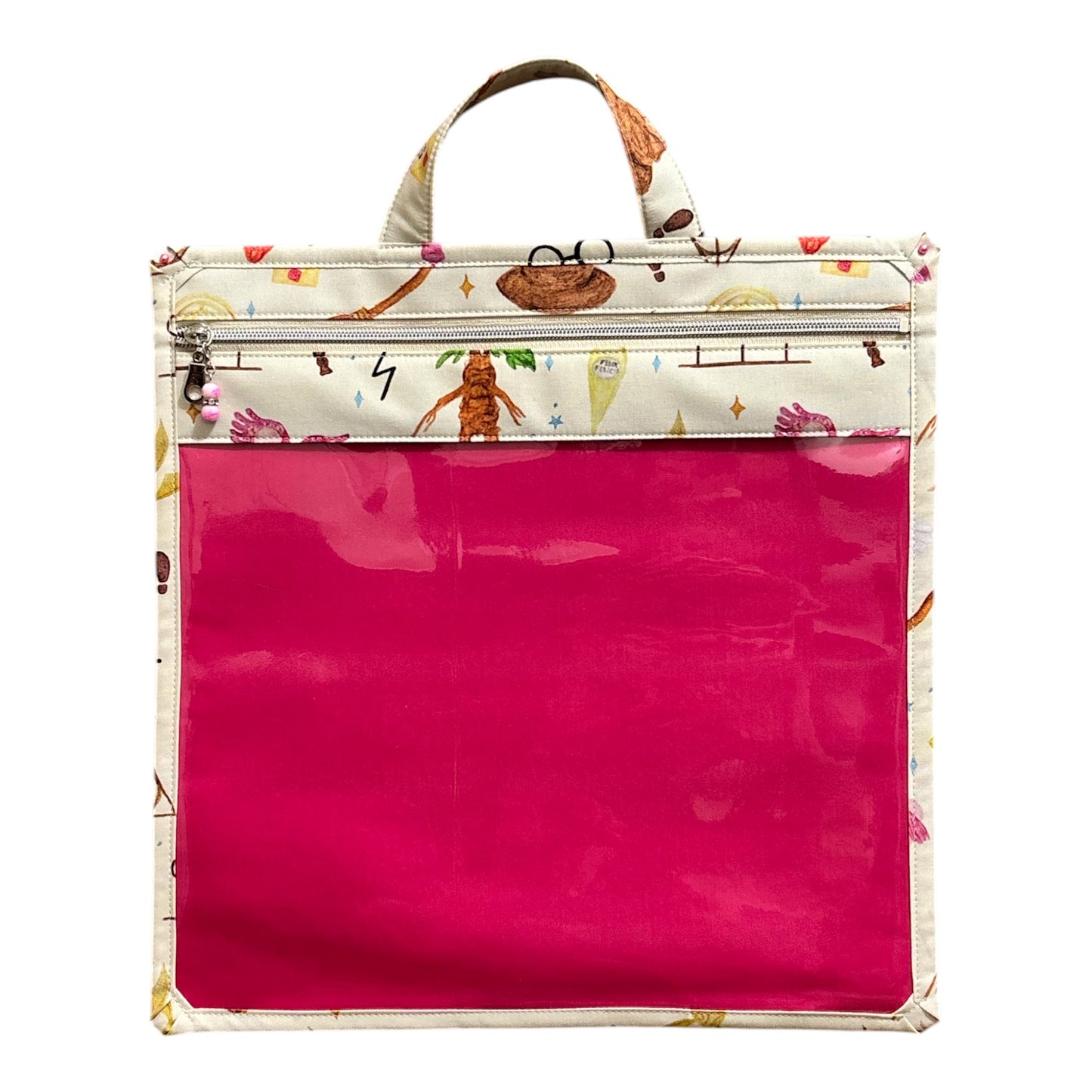 The Heather: Large Project Bag & Mini Bag: Wizard Doodles