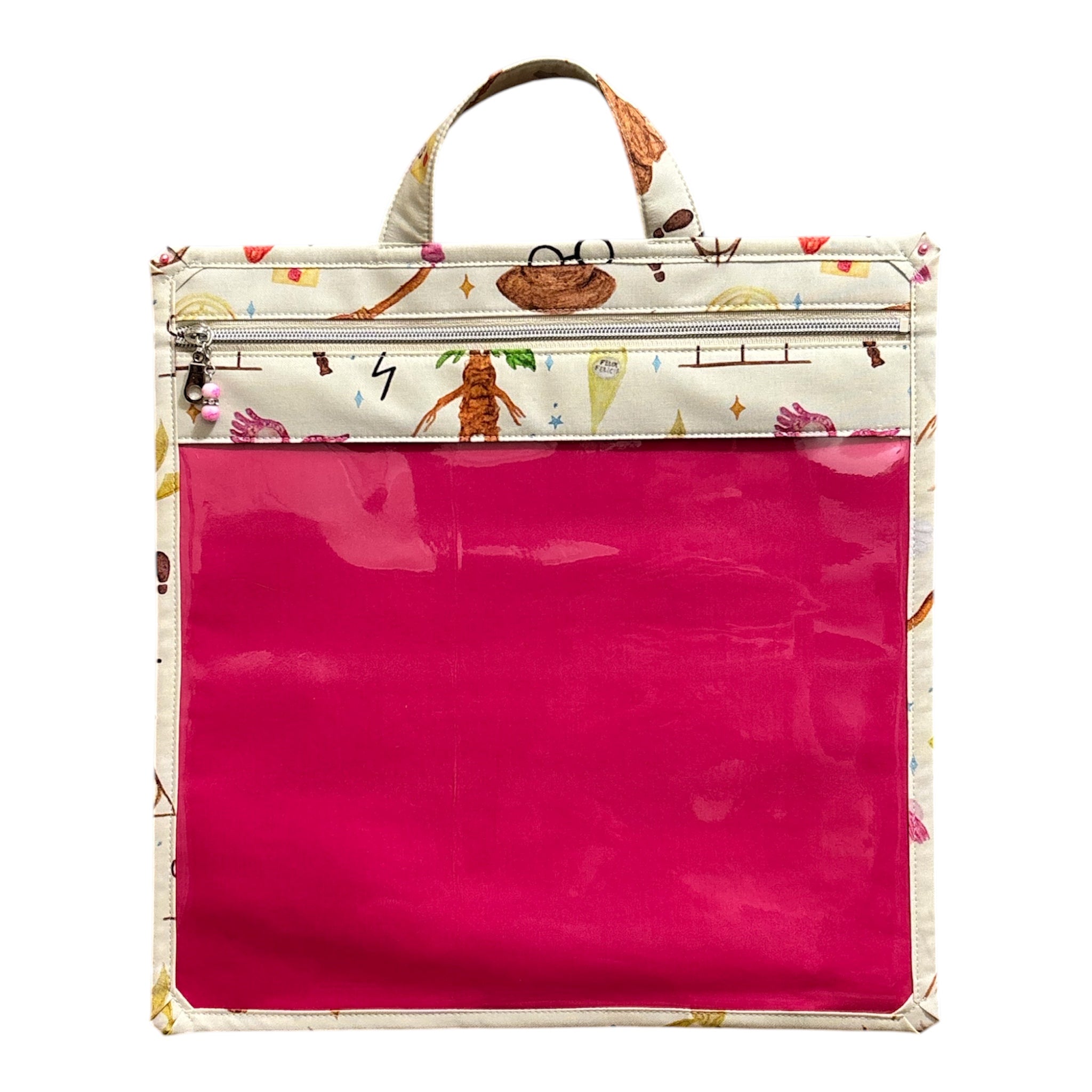 The Heather: Large Project Bag & Mini Bag: Wizard Doodles