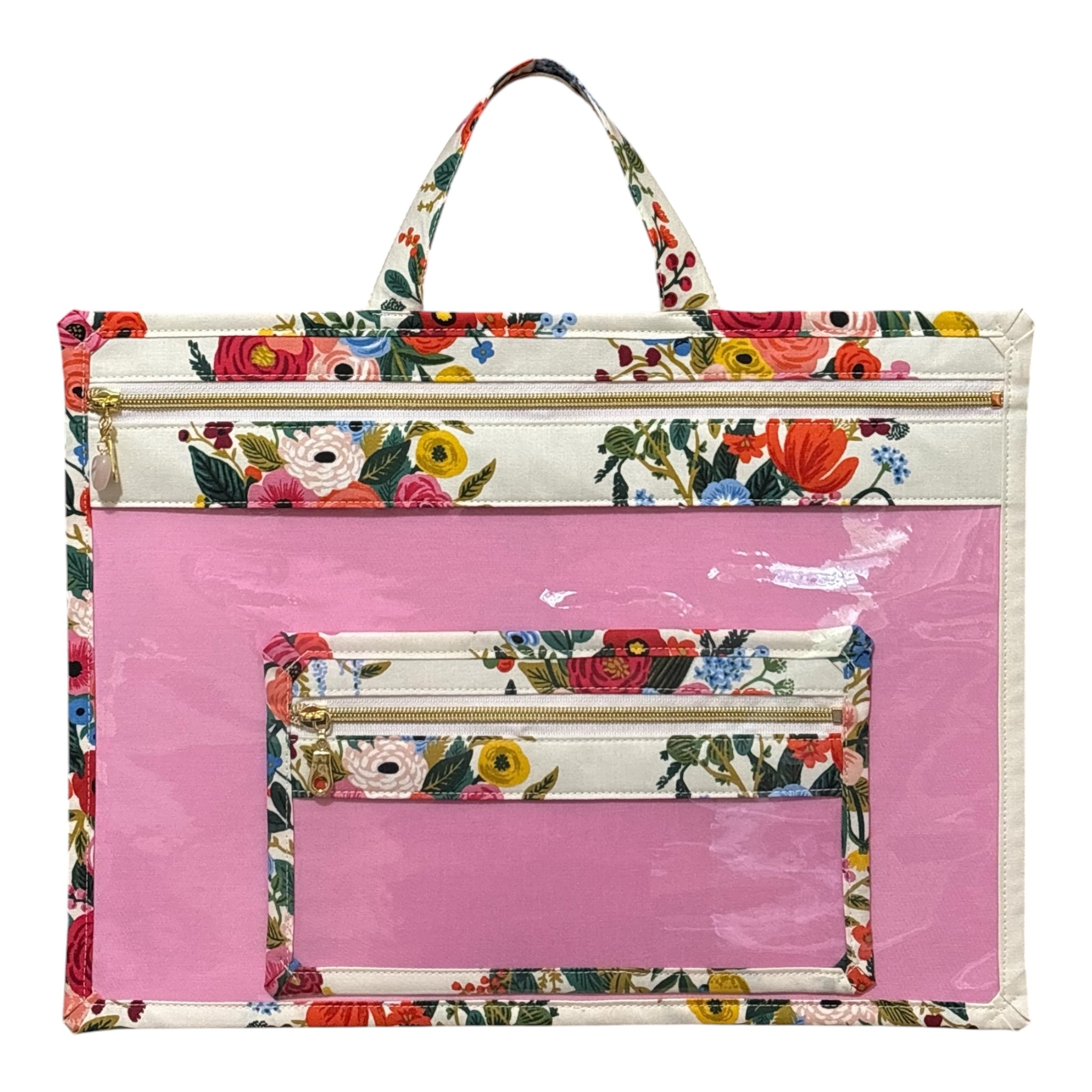 Large Project Bag: Rifle Paper Co. Wildwood Garden Party Vines