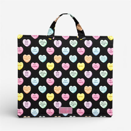 Large Project Bag: Schitt’s Creek Candy Hearts