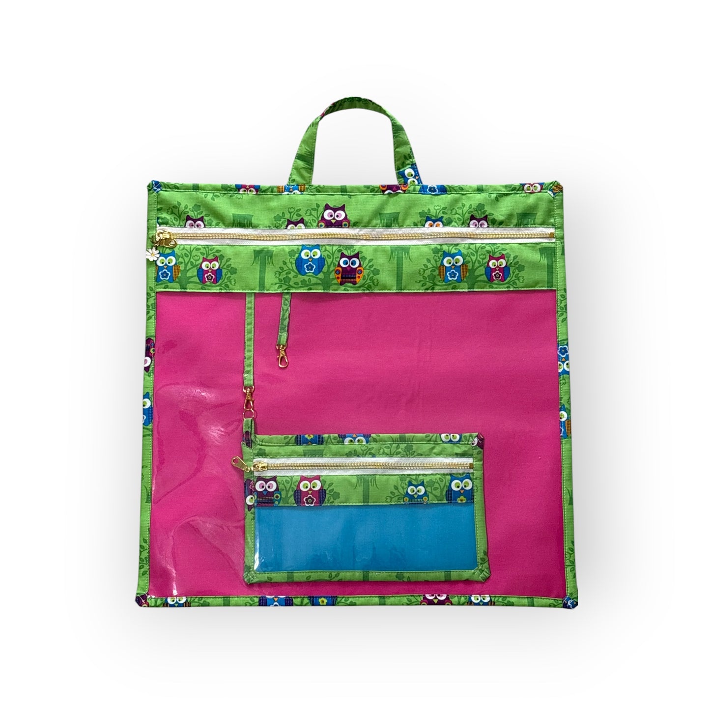 Large Project Bag w/Handles & Matching Floss bag - ideal for fibers, canvas & notions #7