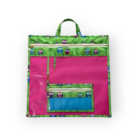 Large Project Bag w/Handles & Matching Floss bag - ideal for fibers, canvas & notions #7