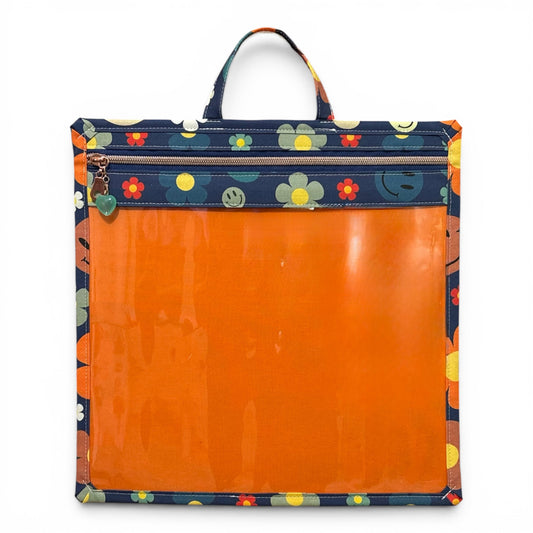 Medium Project Bag: Smiley Faces
