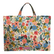 Large Project Bag w/Handles, Matching Fibers & Orts Bag - Rifle Paper Co. Juliet Rose