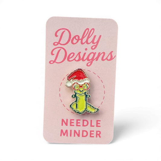 Santa Hat Wormy Needle Minder