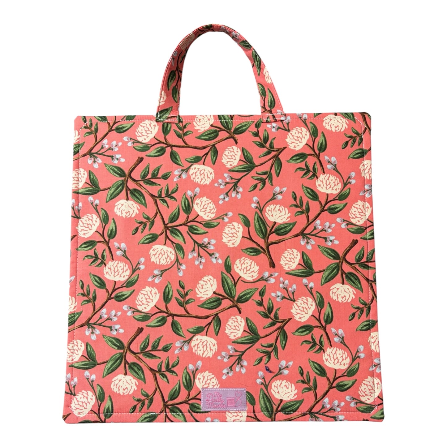 Large Project Bag: Rifle Paper Co. Peonies in Pink