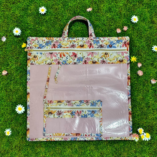 Large Project Bag w/Handles & matching floss bag - ideal for fibers, canvas & notions #4