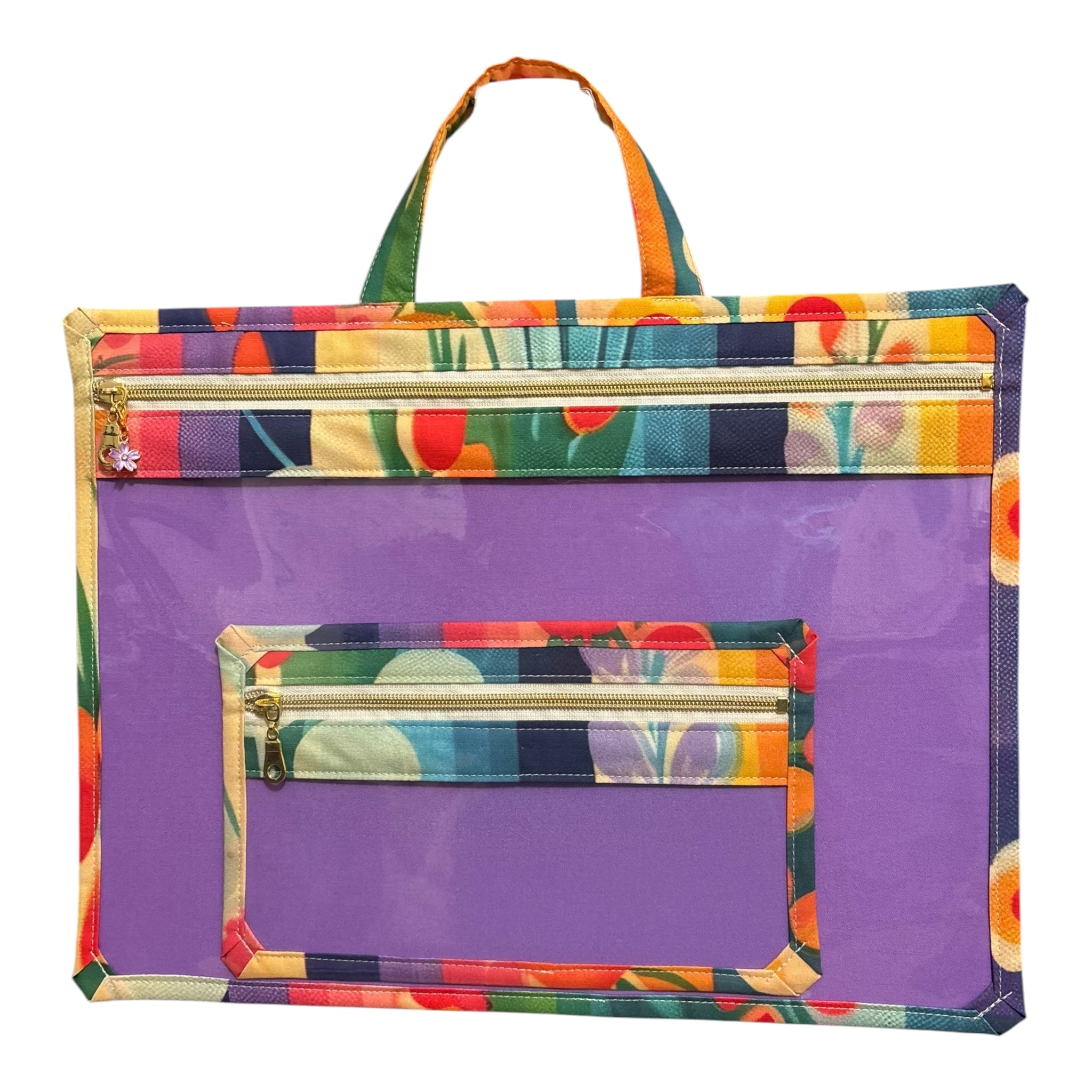 Large Project Bag: Pop Goes the Stripes