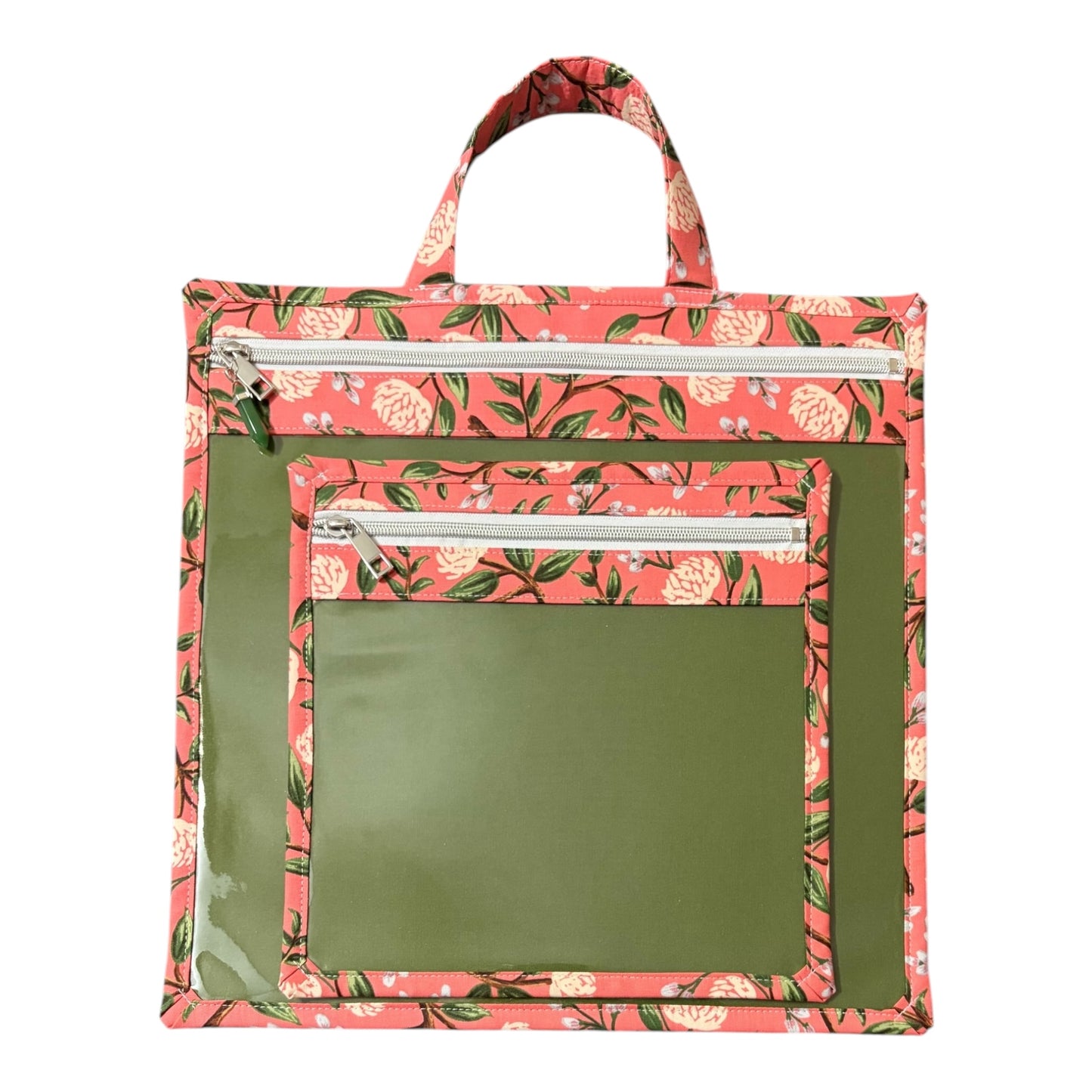 Large Project Bag: Rifle Paper Co. Peonies in Pink