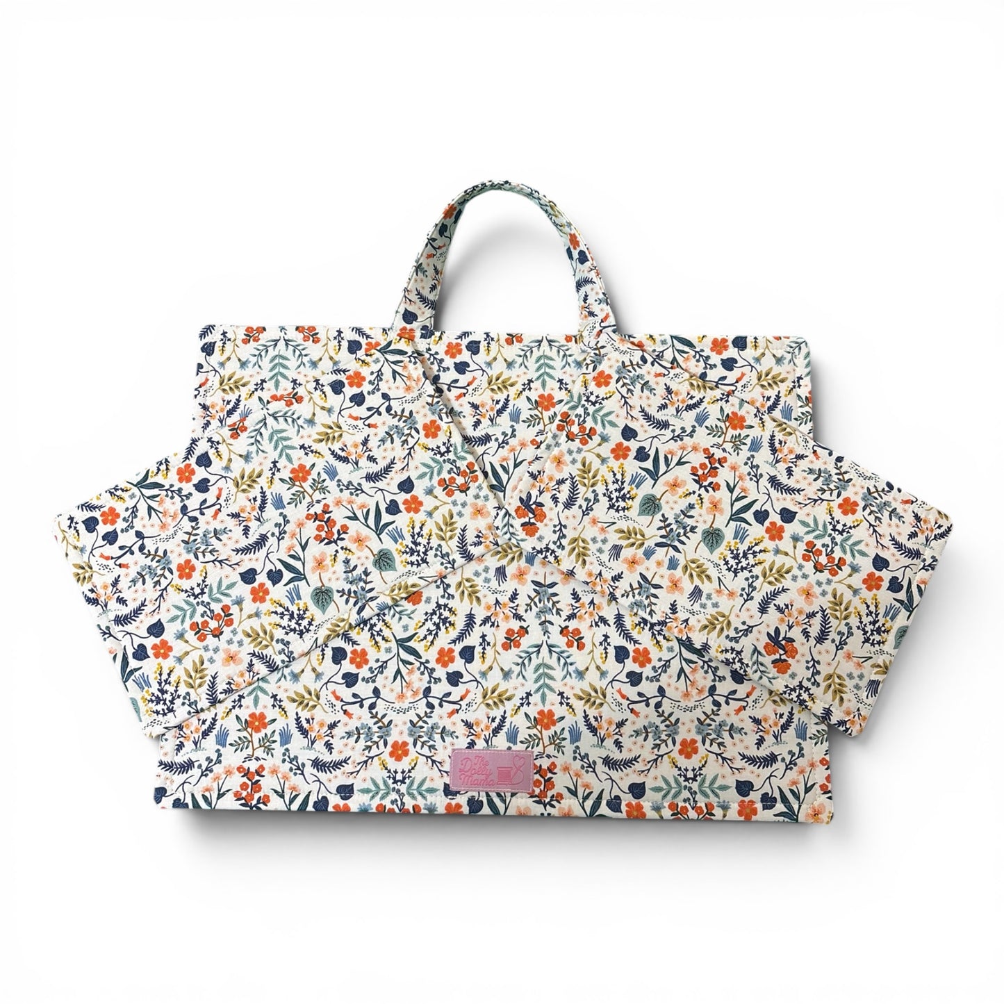 Large Project Bag: Rifle Paper Co. Wildwood White Metallic