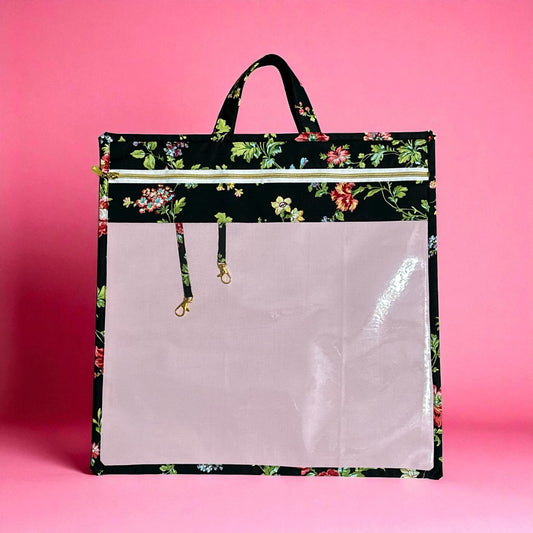 Large Project Bag w/Handles & Matching Floss bag - ideal for fibers, canvas & notions #8