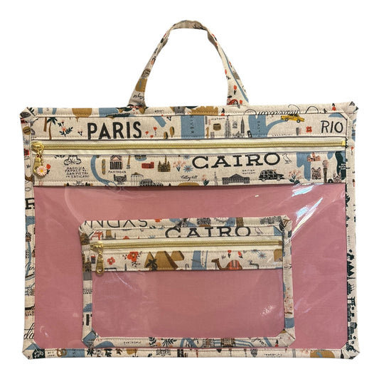 Large Project Bag: Rifle Paper Co. Bon Voyage