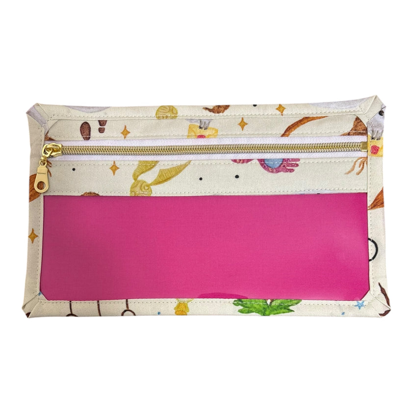 The Heather: Large Project Bag & Mini Bag: Wizard Doodles