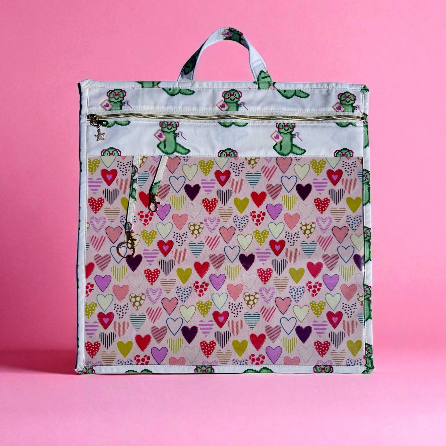 Large Project Bag w/Handles - ideal for fibers, canvas & notions #3