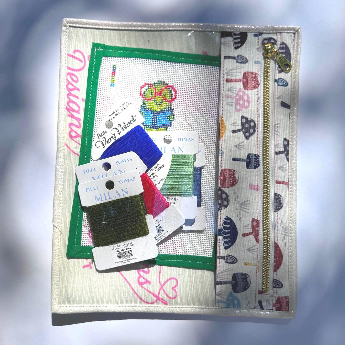 Small Project Bag - ideal for fibers, canvas & notions